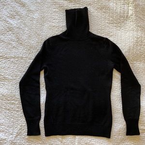 Women’s Black Merino Wool Sweater